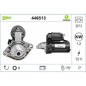 Resim Valeo 446513 Mars Motoru ( Chevrolet : Aveo -cruze-orlando 1.3 D / Opel :astra-corsa 1.3 Cdti (we434897) 