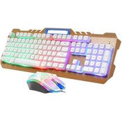Resim Limeide T21 104 Tuş RGB Kablolu Oyuncu Klavye Mouse Set 
