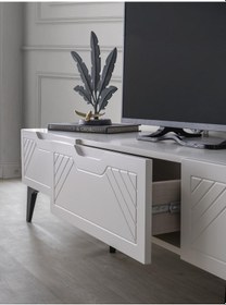 Resim Dolunay Modern Membran Çekmeceli Tv Sehpası 180cm 