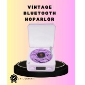 Resim S'82 Bluetooth Retro Pikap Hoparlör – Projektörlü Gece Lambası 