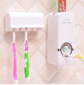 Resim Diş Macunu Sıkacağı ve 5'li Fırça Tutucu Diğer 