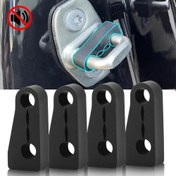 Resim 4 Adet Araba Kapi Kilidi Ses Yalıtım Sönümleyici Tampon, Evrensel Şarj Edilmemiş Kapi Kilidi Anahtarı Gürültü Azaltma Contaları, for Peugeot 208 308 508 2008 3008, Citroen C3 C4 C5 DS3 DS4 DS5 ile Uyumlu, Araba Kapi Kilitleri için Pil Gerekmez 