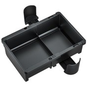 Resim Rogfer Araba Koltuğu Kolçak Saklama Kutusu Ayarlanabilir Doku Kutusu Siyah 