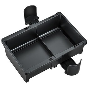Resim Rogfer Araba Koltuğu Kolçak Saklama Kutusu Ayarlanabilir Doku Kutusu Siyah 