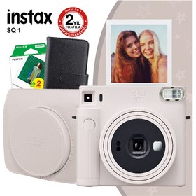Resim Instax SQ1 Fotoğraf Makinesi - Çanta - Albüm - 20'li Film Seti 