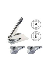 Resim Soğuk Mühür Kabartma Damga Çelik Baskı Presi 2 Değişken Başlıklı Karışık 