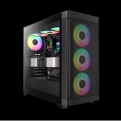 Resim GAMDIAS ATHENA M3, 750W, 80+ Bronze, Tempered Glass, Type-C, Mesh Ön Panel, ARGB, ATX, GAMING KASA 