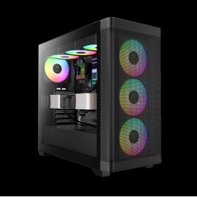 Resim gamdias ATHENA M3, 750W, 80+ Bronze, Tempered Glass, Type-C, Mesh Ön Panel, ARGB, ATX, GAMING KASA 