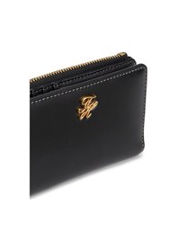 Resim Th Script Leather Bi Kadın Cüzdan Siyah 