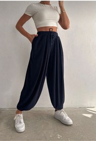 Resim NFA WEAR Kadın Modal Kumaş Yumuşak Dokulu Cepli Şalvar Pantolon 