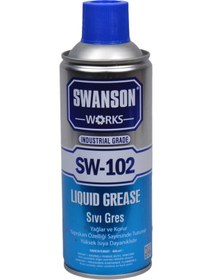 Resim SWANSON WORKS Sıvı Gres Yağı Rulman Dişli Yağlama Zincir Yağlayıcı Sprey 400 Ml 