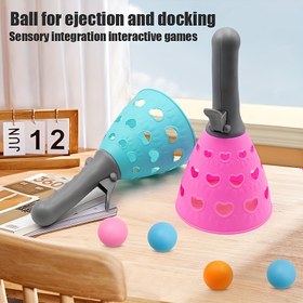Resim Atış ve yakalama seti, 4 top + 2 raket, pas ve yakalama oyunu, bulmaca ve eğlenceli açık hava spor oyuncakları, 3 yaşından büyük erkek ve kızlar için uygun, doğum günü ve tatil hediyeleri için ideal 
