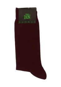 Resim The Don Düz Kahverengi Bambu Erkek Çorap 