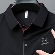 Resim ZBZP2025 Yaz Yeni Elastik Waffle Izgara Kısa Kollu Yarım Uzunluklu Polo T-Shirt - Bo Ze Giyim & 8998, Rahat Stil, Düz Renk, Orta Esneklikli Kumaş, Normal Kalıp, Yaz Rahat Giyim|Kısa Kollu Gömlek|Elastik Waffle Kumaş, ZBZ 