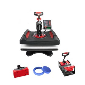 Resim iPress CX3838-5 Combo Transfer Baskı Makinası (Çok Fonksiyonlu) 