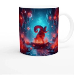 Resim Koç Burcu Baskılı Kahve Kupası - Astral Denizaltı Dünyası Vs3 