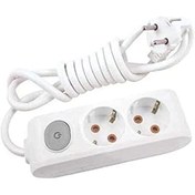 Resim STOREMAX Multi-Let Ikili Priz Anahtar Top Kablolu Ç.K 1 Mt 1190698 