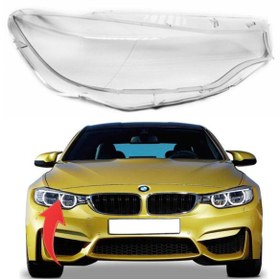 Resim gkl Bmw 4 Serisi F32 F36 Lci Sağ Far Camı 2016-2019 63117478152 