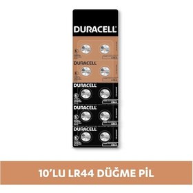 Resim Duracell Özel LR44 Alkalin Düğme Pil 10'lu Paket 