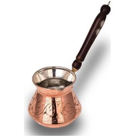 Resim Shark Anatolia Külhan Bakır Cezve 580 ML Bakır 
