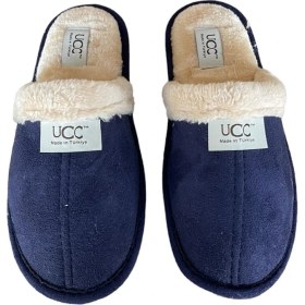 Resim Liger Unisex Peluşlu Ev Terliği Lacivert 