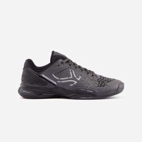 Resim Decathlon Artengo Erkek Tenis Ayakkabısı - Gri / Siyah - Tüm Zeminler - STRONG PRO 