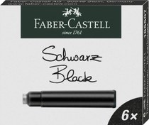 Resim Dolmakalem Kartuşu Siyah 6'lı Paket Faber-Castell