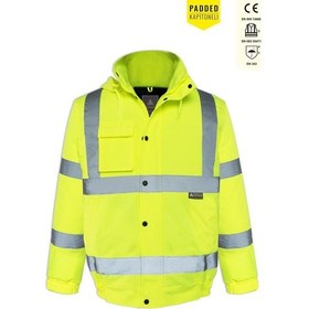 Resim Hi-vis Olympus Essential Bomber Lined Mont 001 