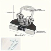 Resim Hightower White Evrensel Kaput Spot Braketi - Sağlam Demir, Ayarlanabilir, Hasarsız Montaj 