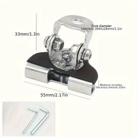 Resim Hightower White Evrensel Kaput Spot Braketi - Sağlam Demir, Ayarlanabilir, Hasarsız Montaj 