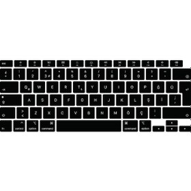 Resim Macbook Air Uyumlu M1 2020 A2337 13" Silikon Klavye Koruyucu 