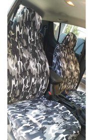 Resim AUTO AKSESUAR Gri - Beyaz Kamuflaj Servis Kılıfı 