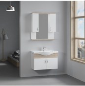 Resim Denko Akyazı 80 Cm Mdf Alize Banyo Dolabı Takımı Çok Renkli 
