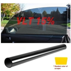 Resim Hightower Yaseenlın 300cm Rulo Film Vlt%15 Siyah Araç Güneşlik Isı Gölge Azaltma 