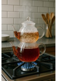 Resim Brosilkat Cam Çaydanlık 