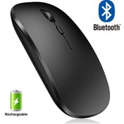 Resim Triline Bluetooth Şarjlı 2.4ghz Kablosuz Mouse Sessiz Tıklama 