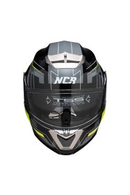 Resim NCR Stars Çene Açılır Sarı Kask (Ece Belgeli) 