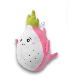 Resim Ejder Meyvesi Peluş Oyuncak Hediyelik Uyku Arkadaşı 28 Cm Beyaz 
