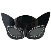 Resim Nessiworld Siyah Renk Siyah Camlı Kedi Şekilli Parti Gözlüğü 20x11 cm 