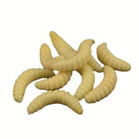 Resim 1 Düzine Kauçuk Kurbağa Yemi (12 adet), Alabalık, Crappie, Pan Balığı, Bluegill için Toplu Balıkçılık Grubları, Tatlı Su Balıkçılık Yem Seti (Kancalar ve Solucanlar) 