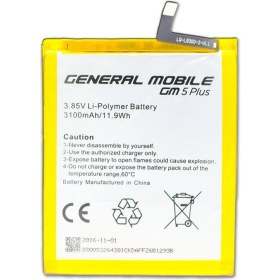Resim GMR General Mobil Gm5 Plus Batarya 