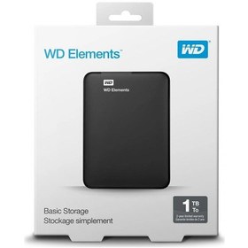 Resim Wd 1tb 2.5 Usb3.0 Wdbuzg0010bbk Elements Siyah Harici Harddisk 