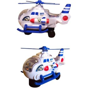 Resim Oyuncak Polis Helikopteri: Işıklı, Sesli Ve Hareketli Görev Başında 