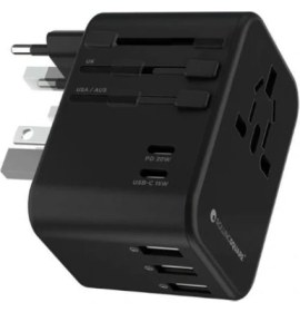 Resim Gümrük Bey Rolling Square - 35W Adaptör - 150 Ülkede Uyumlu Evrensel Seyahat Adaptörü 