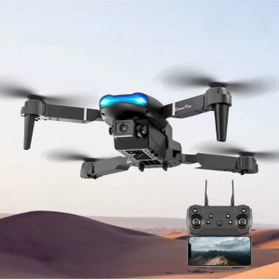 Resim Tianya WiFi Katlanabilir Drone, 1080P Geniş Açı Kamera, Yörünge Uçuş, Başsız Mod Yedek Batarya Pil Hediye 