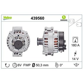 Resim Valeo 439560 - Alternator 14v 180a Bmw E60 E61 E87 E90 E91 E92 E 