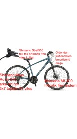 Resim Mosso Legarda Pro X21 Msm H Şehir Bisikleti 21 Vites 46 Kadro (165 cm Üstü Boy) 