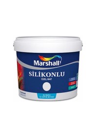 Resim Marshall Silikonlu Özel Mat İç Cephe Boyası Sofistike Gri 7,5l 7.5 L 