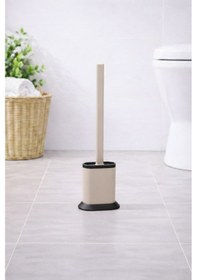 Resim Silikon Tuvalet Fırçası Pratik Silikon Wc Klozet Fırçası Bej S-210 Bej 