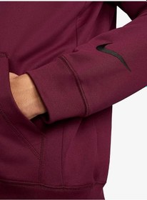 Resim Nike Dc9075-370 Fc Libero Hoodie Erkek Sweatshirt Bordo 